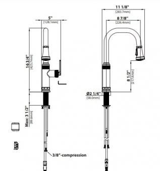 Смеситель для кухни KRAUS Industrial Pull-Down Faucet KPF-4102MB: 3