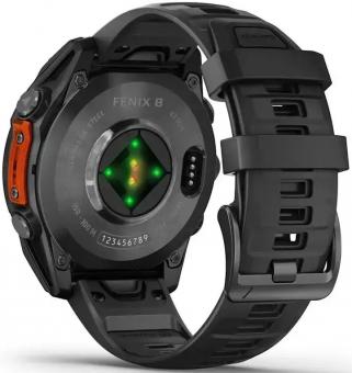 Смарт-часы Garmin Fenix 8 47mm AMOLED Glass/SS SlateGray Steel/Black BlkBnd (010-02904-00): 4