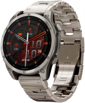 Смарт-часы Garmin Fenix 8 47mm AMOLED Saph Ti/Bare/Graphite w/TiBand Excl (010-02904-40): 1