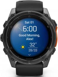 Смарт-часы Garmin Fenix 8 51mm AMOLED Glass/SS SlateGray Steel/Black BlkBnd (010-02905-00): 3