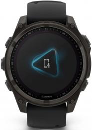 Смарт-часы Garmin Fenix 8 47mm Saph Solar CrbnGry Ti/Blk Blk/PblGryBnd (010-02906-11): 3