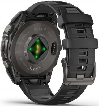 Смарт-часы Garmin Fenix 8 47mm AMOLED Saph CrbnGryTi/Blk Blk/PebbleGryBnd (010-02904-21): 4