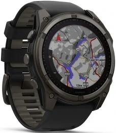 Смарт-часы Garmin Fenix 8 51mm Saph Solar CrbnGry Ti/Blk Blk/PblGryBnd (010-02907-11): 2