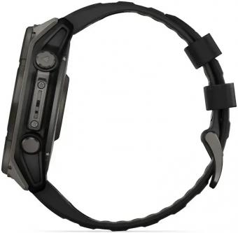 Смарт-часы Garmin Fenix 8 51mm Saph Solar CrbnGry Ti/Blk Blk/PblGryBnd (010-02907-11): 6