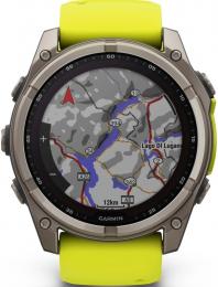 Смарт-часы Garmin Fenix 8 51mm Saph Solar BareTi/Graphite AmpYe/GrphBnd (010-02907-21): 3