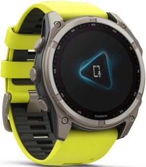 Смарт-часы Garmin Fenix 8 51mm Saph Solar BareTi/Graphite AmpYe/GrphBnd (010-02907-21): 2