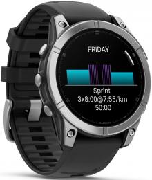 Смарт-часы Garmin Fenix E 47mm Stainless Steel/Black (010-03025-00): 2