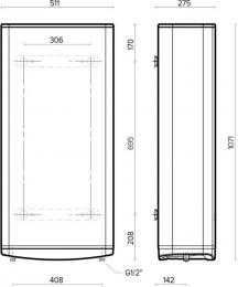 Водонагреватель ARISTON VELIS TECH 80 EU (3100918): 4