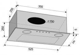 Вытяжка VENTOLUX BOX 60 X (700) PB: 3