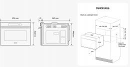 Духовой шкаф электрический Samsung NQ5B6753CAN/WT: 5