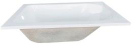 Ванна акриловая с ножками KO&PO 4001 1300х700х380 C10020: 2