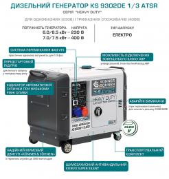 Дизельный генератор Konner&Sohnen KS 9302DE-1/3 ATSR: 4