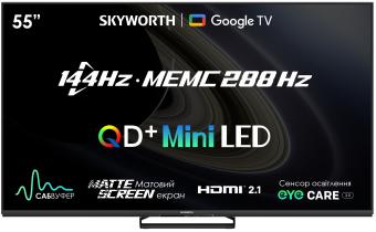 Телевизор Skyworth MiniLED 55X87PRO QLED+ 144Hz GameTV: 1