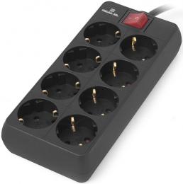 Сетевой фильтр REAL-EL RS-8 Protect 5м Black (EL122300024): 1