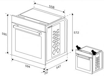 Духовой шкаф электрический BEKO BBIM14300WMS: 4