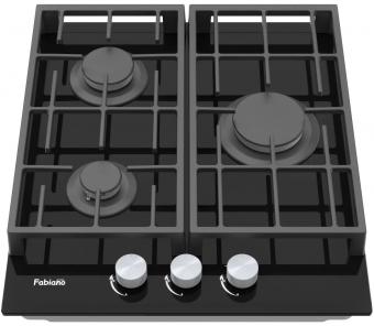 Варочная поверхность газовая Fabiano FHG 8453 VGH Black Glass 8111.406.1484: 1