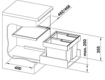 Система сортировки отходов BLANCO FLEXON II 50/2 521469: 2