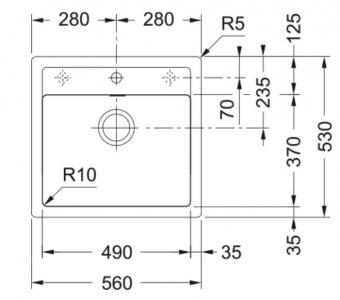 Мойка FRANKE SID 610-50 черный 143.0691.533: 2
