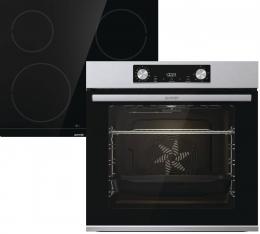 Комплект Духовой шкаф Gorenje BO6737E02X+Варочная поверхность электрическая Gorenje ECT41SC: 1