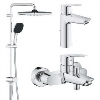 Набор смесителей для ванны GROHE QuickFix Start M-Size UA202305RM: 1