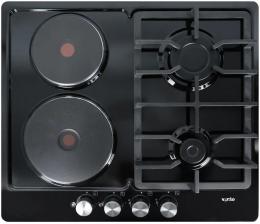 Варочная поверхность комбинированная VENTOLUX HG622 B3 S (BK): 1