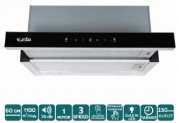 Вытяжка VENTOLUX GARDA 60 BG (1100) TC MS LED: 2