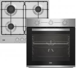 Комплект Духовой шкаф + Варочная поверхность газовая BEKO BBSE12130XD: 1