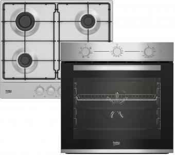 Комплект Духовой шкаф + Варочная поверхность газовая BEKO BBSE12130XD: 1