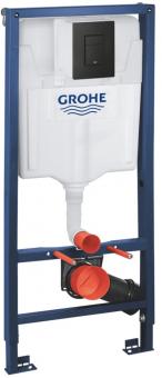 Инсталляция GROHE RAPID QuickFix Solido 3 в 1 черная клавиша 388112430: 1
