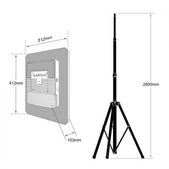 Антенна усилитель сигнала Alientech Deimox 915M/1.2G/2.4G/5.2G/5.8G для БПЛА (DJI, Autel, FPV): 6