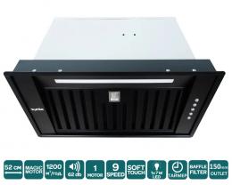Вытяжка VENTOLUX PUNTO 60 BK (1200) ST MM BF: 2