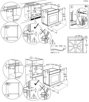 Духовой шкаф электрический Electrolux LOF6P16Z: 3