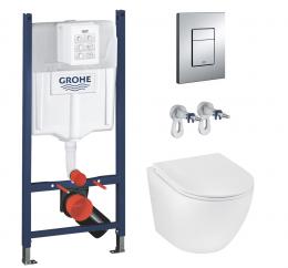 Комплект инсталляция GROHE Solido 3 в 1 3884966Q + унитаз Kroner Harz WHI493736 RIML 3884966KH4936: 1