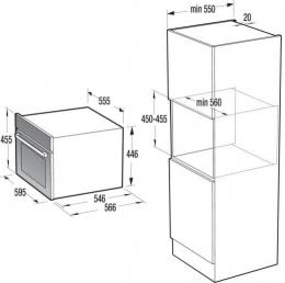 Духовой шкаф электрический с СВЧ HISENSE BIM 45342 ADBG: 4