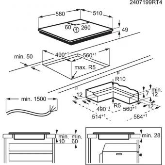 Варочная поверхность индукционная Electrolux EIS62453IZ: 5