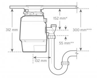 Измельчитель In-Sink-Erator Premium 700: 6