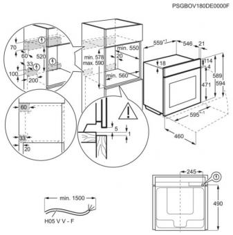 Духовой шкаф электрический Electrolux EOB9S3XH: 3
