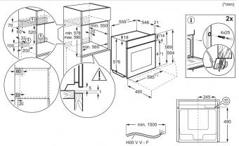 Духовой шкаф электрический Electrolux KOAAS3ST: 5