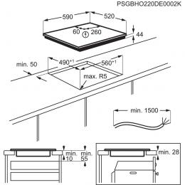 Варочная поверхность индукционная Electrolux EIV63443CT: 2