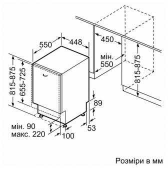 Встраиваемая посудомоечная  машина Bosch SPV2IKX01K: 4