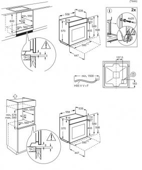 Духовой шкаф электрический Electrolux LOF4P06BK: 4