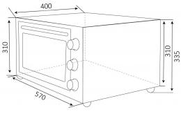 Электрическая печь VENTOLUX MARIA 45 (WH): 4