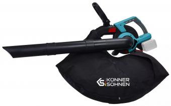 Аккумуляторная воздуходувка-пылесос Konner&Sohnen KS LBV-40V set: 2