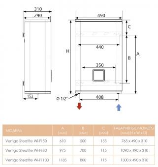 Водонагреватель Atlantic Vertigo Steatite WI-FI 80 ES-MP0652F220-S WD (2250W) white: 6