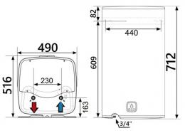 Водонагреватель Atlantic Steatite Cube WI-FI ES-VM 75 S4 C2 WD (2400W) silver: 7