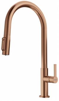 Смеситель для кухни FRANKE Maris Slim J Clear Water PVD copper (медь) 120.0736.602: 1