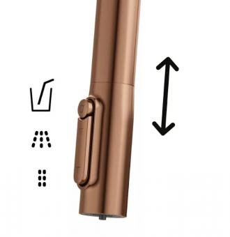 Смеситель для кухни FRANKE Maris Slim J Clear Water PVD copper (медь) 120.0736.602: 2