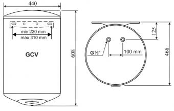 Водонагреватель TESY Anticalc REV 50 GCR 504416D B14 TBRC (305189): 8