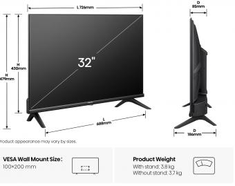 Телевизор Hisense 32A4Q: 4