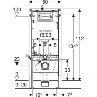 Инсталляция GEBERIT DUOFIX 3в1 458.126.00.2: 2
